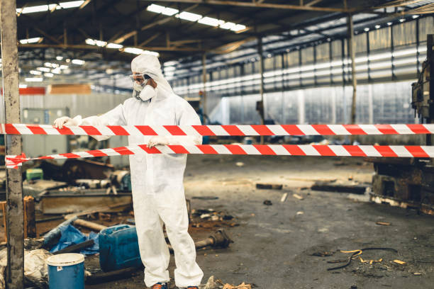 Professional Biohazard technician working in New Athens, IL